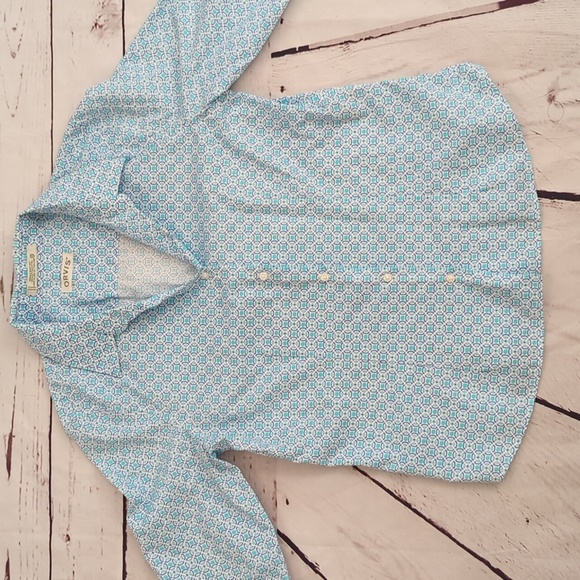 Orvis wrinkle resistant cotton button up shirt top, women size 10 - Picture 3 of 10